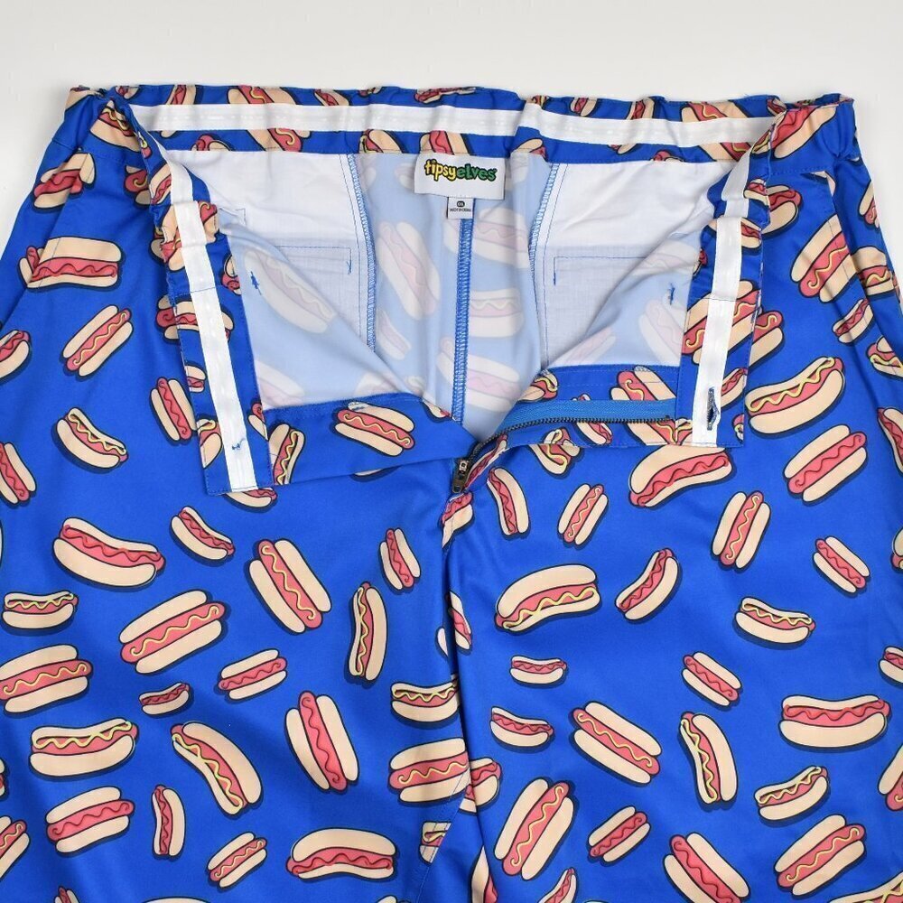 Tipsy Elves Mens Hot Dog Golf Knickers Pants - XXL - Picture 4 of 6